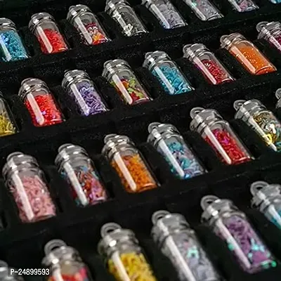 3D Glitter Powder Manicure Set of Nail Stickers-thumb3