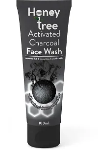 Honey Tree Activated Charcoal Face Wash- 100 Ml-thumb1