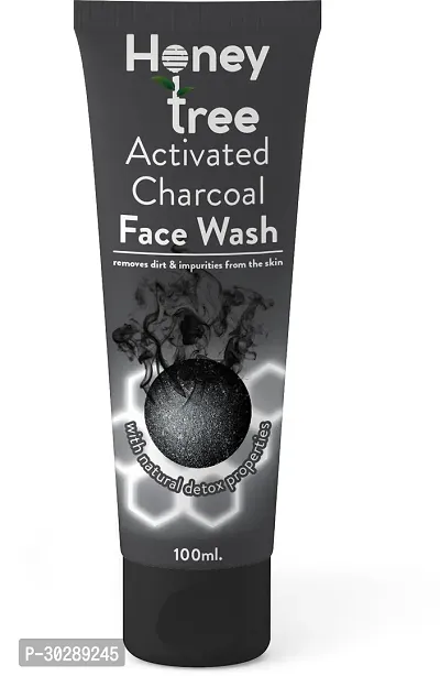 Honey Tree Activated Charcoal Face Wash- 100 Ml-thumb2