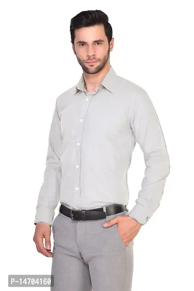 Parrasio Men's Beige Cotton Shirt-thumb2