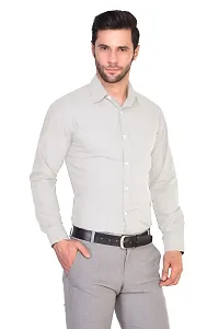 Parrasio Men's Beige Cotton Shirt-thumb3