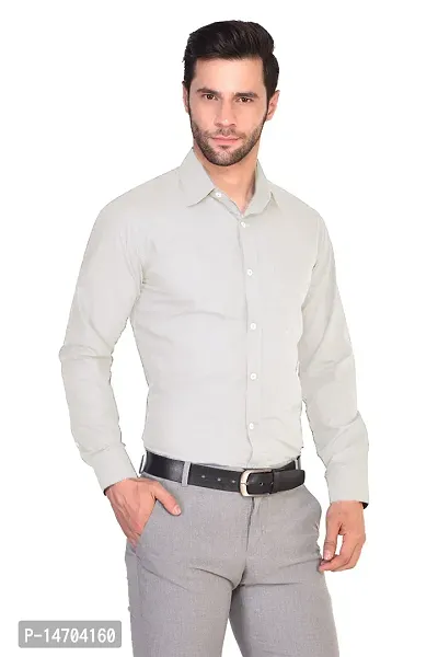 Parrasio Men's Beige Cotton Shirt-thumb4