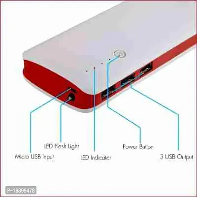 Moxi red  side white 20000 mah Power Bank ( fast charging)-thumb4