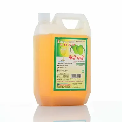 Desai Bandhu Original Raw Mango Syrup with Fibers/ Original Raw Mango Crush 1000ml
