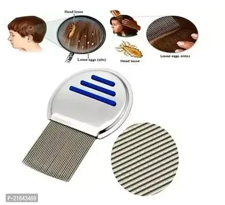 Vagons Faigy Lice Comb For Women And Kids Stainless Steel Lice Terminator Fine Egg Nit Lice Egg Removal Comb For Women Lice Comb Hair Women Scalp Louse And Eggs Remover