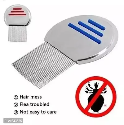 Vagons Faigy Lice Comb For Women And Kids Stainless Steel Lice Terminator Fine Egg Nit Lice Egg Removal Comb For Women Lice Comb Hair Women Scalp Louse And Eggs Remover