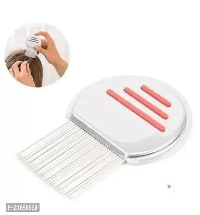 Vagonsreg; Lice Comb For Women And Kids Stainless Steel Lice Terminator Fine Egg Nit Lice Egg Removal Comb For Women Lice Comb Hair Women Scalp Louse And Eggs Remover(Multi Colour)
