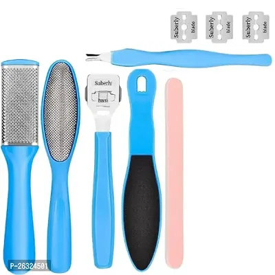 HARDAN Pedicure Tools for Feet - 8 in 1 Pedicure Kit | Foot Scrubber for Dead Skin