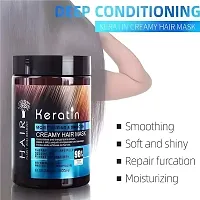 Keratin Cream Hair Mask, Moisturizing  Smoothing for Dry Damaged (800 g)-thumb2