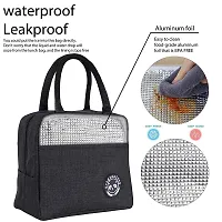 HARDAN Lunch Bag Travel Tiffin Bag Thermal Food Bags for Women, Men for Office, College Waterproof Lunch Bag-thumb1