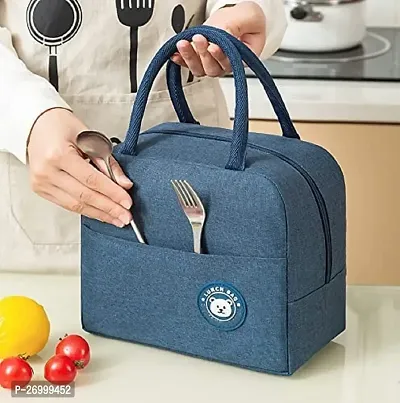 HARDAN Lunch Tiffin Bag Box Insulated Thermal for School College Office LB148-Flower Waterproof Lunch Bag