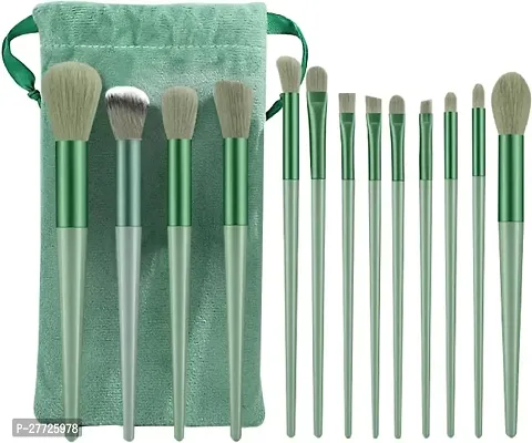 13pc Makeup Brush Set with soft fluffy pouch cosmetic makeup brush set pack of 13-thumb0