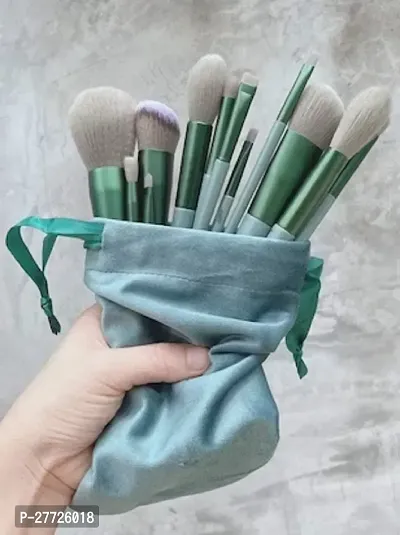 13pc Makeup Brush Set with soft fluffy pouch cosmetic makeup brush set pack of 13 with travel bag