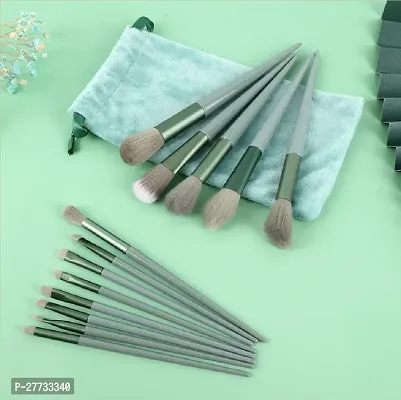 Celebrity Makeup Brush for Womens and Girls | Fix makeup Brush Green 13 Pc