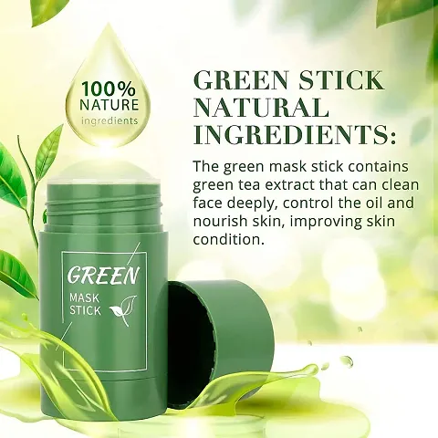 Easy-to-Carry Pocket Green Tea Face Mask Stick