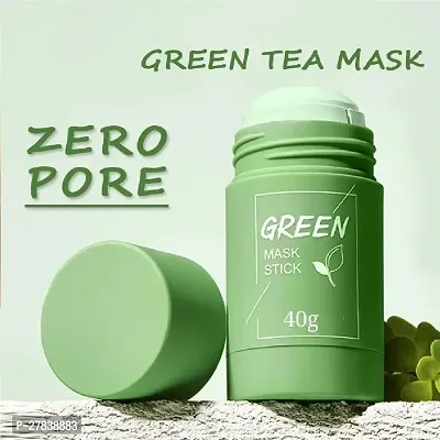 Green Tea Stick Face Mask For Blackhead Remover, Anti Acne, Oil Control,Deep Clean Pore,Purifying Solid Cleansing Clay Stick Mask Skincare For Men  Women