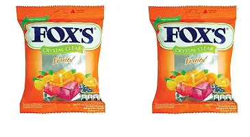 Fox's Crystal Clear Fruit Mix Candy,90g (Pack Of 2),180g-thumb1