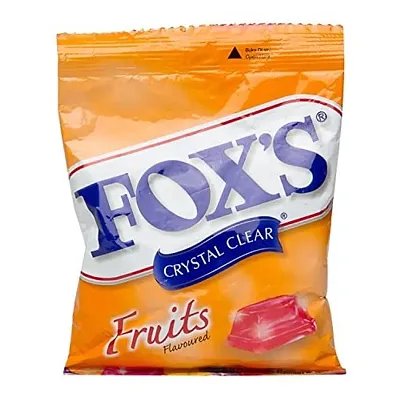 Nestle Fox'S Crystal Clear Fruits Flavored Candy Pouch, 90g