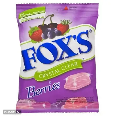 Foxs Crystal Clear Berries Candy, 90 Grams