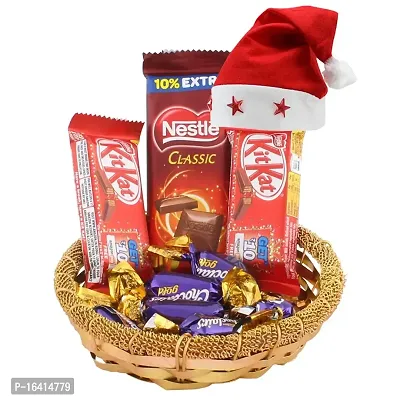 SFU E Com Mini Chocolate Celebrations Pack | Gift for Christmas | Christmas Chocolate Gift with Cap | Christmas Chocolate Hamper | 325
