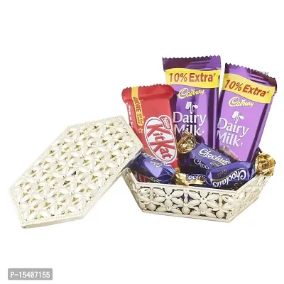 Astonished Retail Cadbury Chocolates with Small Golden Box | Chocolate Gift for Rakhi, Diwali, Christmas, Birthday, Anniversary, Holi., 1