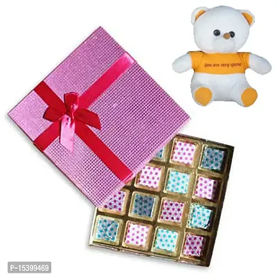 SFU E Com Surprise Chocolate Box 16 Pcs | Valentine Chocolates | Valentine Chocolate Combo | Valentine Special Teddy | 594-thumb0