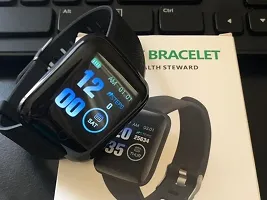 Smart Band Activity Tracker Smartwatch for Men, Women, Kids (Black)-thumb1