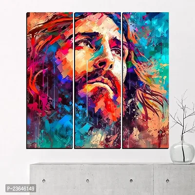 Classic Jesus Christ Modern Art Painting, Digital Reprint, 18X18 Inches, Jesus20