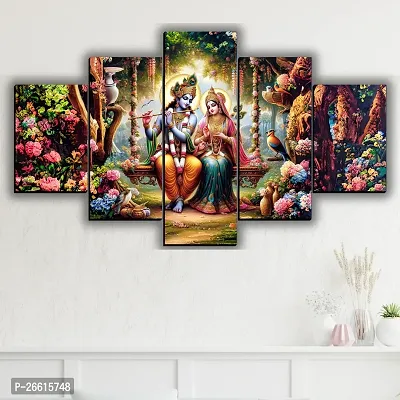 Radha Krishna Religious Wall Painting