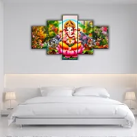 Lord Ganesh Large Wall Painting 18 inch x 30 inch (Pack of 5)-thumb3