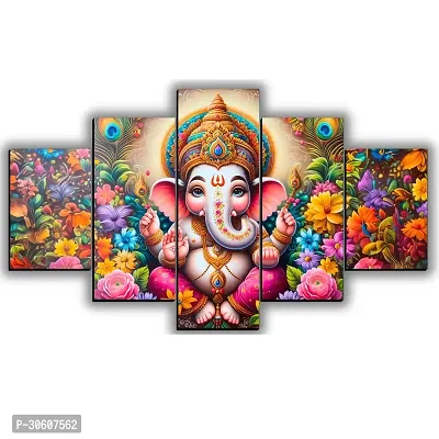 Set of Five Wall Painting for Home Decoration-thumb0