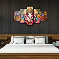 Set of Five Wall Painting for Home Decoration-thumb1