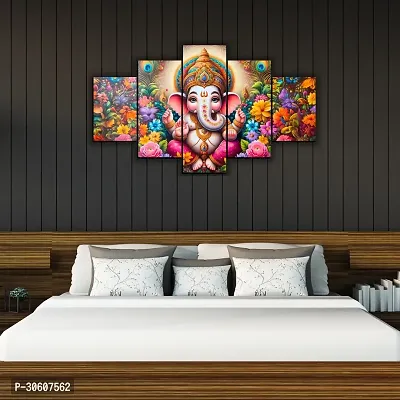 Set of Five Wall Painting for Home Decoration-thumb2