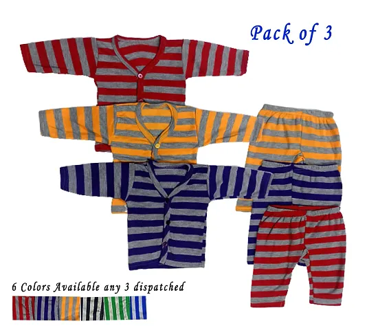 Woolen Body Warmer Thermal Top  Pajama Set For Baby Boy /Girls