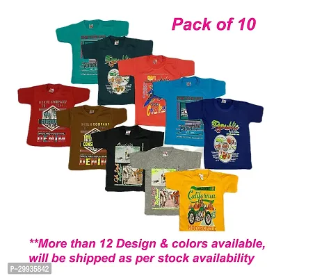 Boys  Girls  Cotton T-shirts  Polos Pack Of 5