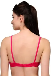 Women's Hosiery Cotton Non- Padded Wire Free Seamless Bra Full Coverage T-Shirt Bra | Best Comfort Bra | Regular Use Bra | Women?s/Ladies/Girls-thumb2