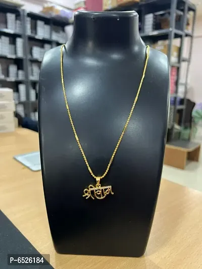Stylish Golden Alloy Necklace For Women