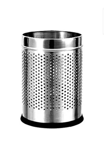 Stainless Steel Perforated Open Dustbin