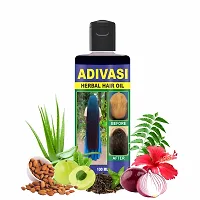 Classic Adivasi Herbal Hair Oil For All Type Of Hair Problem Growth Hair Oil 200Ml,Pack Of 2-thumb1