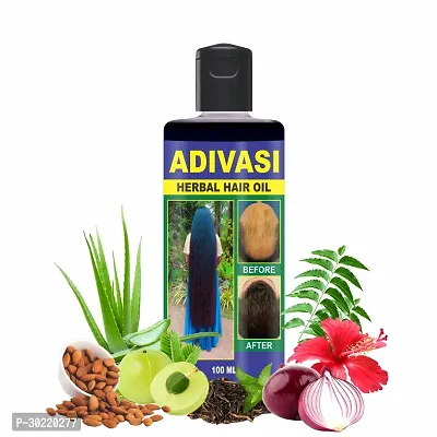 Classic Adivasi Herbal Hair Oil For All Type Of Hair Problem Growth Hair Oil 200Ml,Pack Of 2-thumb2