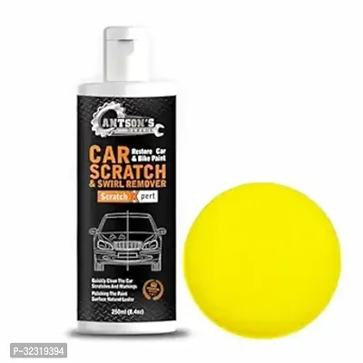 Antson 250 ml Scratch Xpert Car Scratch Remover Repair Agent with Applicator Pad (250 ML)-thumb0