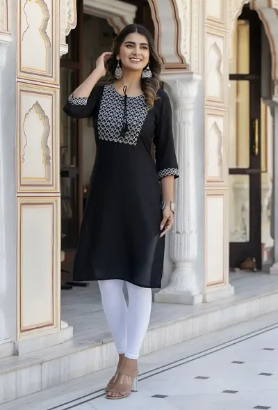 Stylish Fancy Designer Viscose Rayon Kurta For Women