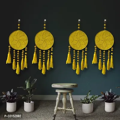 HASTANIRMIT Feather Dream Catcher (22 inch Yellow)-thumb5