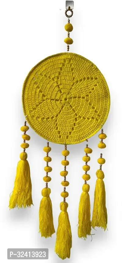 HASTANIRMIT Feather Dream Catcher (22 inch Yellow)-thumb0