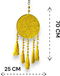 HASTANIRMIT Feather Dream Catcher (22 inch Yellow)-thumb1