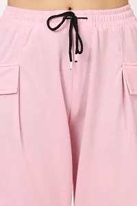 CLOTHINK INDIA, Womens Regular Solid Pink  Colour Track Pants/Pajamas-thumb4