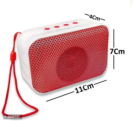 PORTABLE, Dynamic Thunder Sound With High Bass And Mobile Stand Bluetooth Speakernbsp;(Red)-thumb2