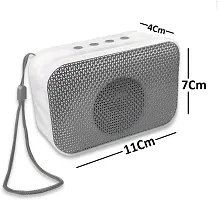 PORTABLE, Dynamic Thunder Sound With High Bass And Mobile Stand Bluetooth Speakernbsp;(Grey)-thumb1