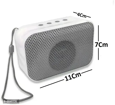 PORTABLE, Dynamic Thunder Sound With High Bass And Mobile Stand Bluetooth Speakernbsp;(Grey)-thumb2