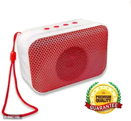 MINI PORTABLE BLUETOOTH SPEAKER FOR ALL SMARTPHONE RED-thumb0